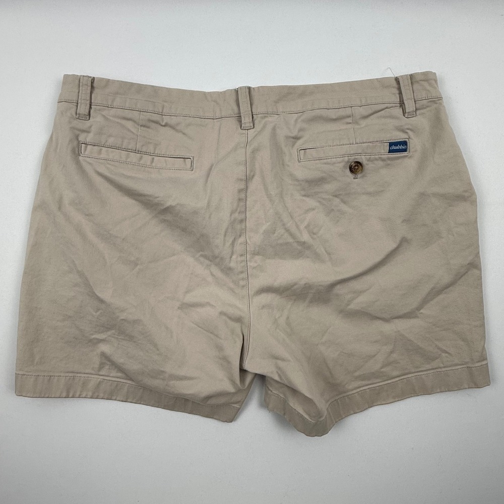 Chubbies Mens Khaki Tan Stretch Chino Shorts 5.5 Inseam Size 35 - Picture 2 of 8